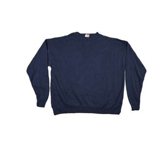 Old Glory Vintage Men's Size XXL Navy Blue Pullover Sweater USA Made New